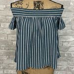 American Eagle Off Shoulder Striped Top Photo 0