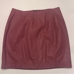 Free People Vegan Suede Modern Femme Mini Skirt in Pressed Pink Flowers Size 4 Photo 5