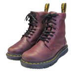 Dr. Martens  Lexington Burgandy Boots GUC $170 Size EU 37 6L    S3739 Photo 4