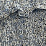 Princess Polly  Elza Mini Dress – Blue & White Floral – One Shoulder Photo 4