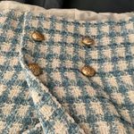 Jason Wu : Sky Blue/White Tweed Cropped Blazer & Skort Set- size 10 Photo 4