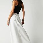 Free People Come As You Are Denim Maxi Skirt Photo 1