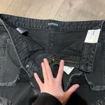 EXPRESS  Black Distressed Women's Shorts Photo 4