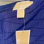 Michael Kors  - Navy One Shoulder Pleated Mini Dress - NWT Size Small Photo 5