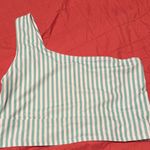 Old Navy Women’s one shoulder swim top Photo 0