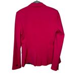 ZARA  Hot Pink Blazer Size 6 Jacket Single Button Photo 4