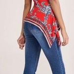 Venus Red Patriotic Bandana Sharkbite Tank Top Photo 1