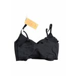 True & Co Triangle Bra Soft Form Adjustable Strap Size 32C in Black NEW Photo 3
