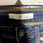 Kancan Women's Mid Rise Distressed Skinny Jeans Dark Wash 5/26 Blue Photo 2