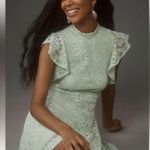 Maeve NWT Sleeveless Mock-Neck Mini Lace Dress Size Small Photo 2