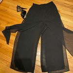 Vintage JBS Ltd  Palazzos High Waist Sheer Split/Slit Trousers Coastal Whimsgoth  Photo 7