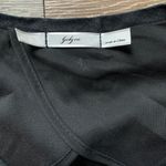 Gibson  Black 100% Linen Zip Up Blazer M Photo 1