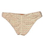 Becca NWOT  Crochet Lace Cream Orange Bikini Bottom XL Photo 1