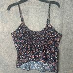 Nine Britton  woman's‎ size Large NWT spaghetti strap peplum style blouse Photo 4