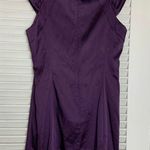 Calvin Klein 12 purple satin secretary dress Photo 3