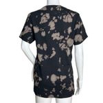 Journey Shirt Womens Small Black Bleach Dye Band Tee Graphic T Photo 2