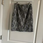 MM.LaFleur  Noho Lined Pencil Skirt in Black White Crackle Size 8 Photo 6