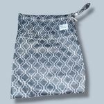 Noras Nursery Wet Bag Diaper Laundry Swim Suit Pouch Stroller Double Zip Gray Photo 0