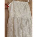 Lulus NWT  Delightful Charisma White Embroidered Sequin Mesh Midi Dress Size XS Photo 7