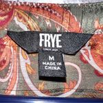 Frye Women’s Two Piece Paisley Floral Button Down Blouse Size Medium Photo 7
