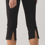 Lululemon 🖤 Black Gather and Crow Crop Legging Photo 0