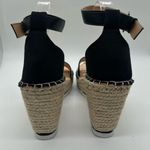 Madden Girl Sandals Womens 11 Black Anastasiaa Espadrille Wedge Sandal NEW Photo 4