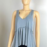 Urban Outfitters babydoll Women's Blue Sleeveless Top Sz M Photo 2