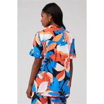 MINKPINK NWT  Women's Lukas Button-Up Shirt Standard Size S Tropical Floral Photo 2