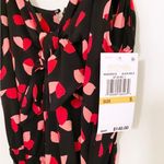Michael Kors Jumpsuit Rose Petals Red Pink Black Size Small Photo 5