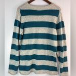 Bitten by Sarah Jessica Parker M Wool Blend Teal and Gray Pullover Sweater Blue Size M Photo 2