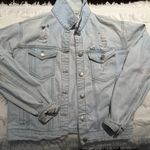 Forever 21 Ripped Denim Jacket Photo 0
