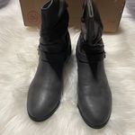 SO New  Ankle Boots Women's Size 7 Grey with Buckles Photo 3