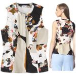 3.1 Phillip Lim  TARGET Zipper Floral Peplum Top Photo 2