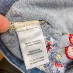 Highline Collective Denim Floral Embroidered Mini Skirt Photo 9