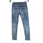 White House | Black Market  Womens Slim Jeans Split Hem Medium Wash Stretch 00R Photo 2