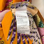 Farm Rio Farm‎ Rio Large Macaw Print Poplin Belted Mini Dress Orange Mutli Boho Colorful Photo 9