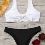 Zaful Back And White Bathing Suit Photo 0