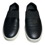 Vince  corbin women’s black leather slip on sneakers shoes size 11 Photo 5