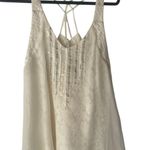 Miss Me Y2k Size Medium Lace Cottage Coquette Sequin Ivory Going Out Top Photo 0