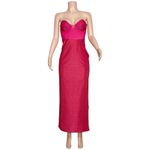 BAOBAB Cam Strapless Dress, French Rose, XS Red Photo 3
