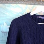 Brooks Brothers  Cashmere Sweater Navy SZ Small Photo 2