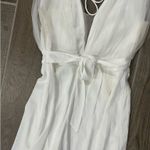 Aakaa White Tulle Jumpsuit Photo 6