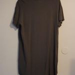 H&M Olive T-Shirt Dress Photo 3