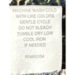 Adrienne Vittadini  Metallic Ring Detail Short Sleeve Top In Abstract Print XL Photo 9