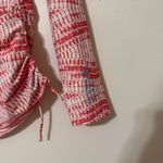 Carve Designs  Coral and White Zip-Up Rashguard Photo 2