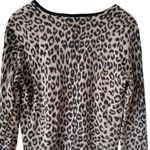 Gerard Darel Gerard Darrel Paris 100% Merino Wool V-Neck Leopard Print Sweater Photo 7