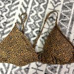 Cheetah Print Bikini Top Multi Size XL Photo 0