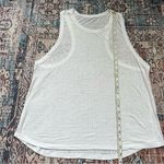 Lululemon  Timeless Classic Tank White Athletic Sheer Sleeveless Shirt Racerback Photo 5