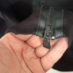 Elie Tahari  Lexington Ponte‎ Leather Trim Sheath Dress Size 10 Photo 4