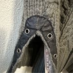 Diesel  Vintage Gray Cowl Neck Cable Knit Sweater Wool Vest Fisherman Grunge XL Photo 6